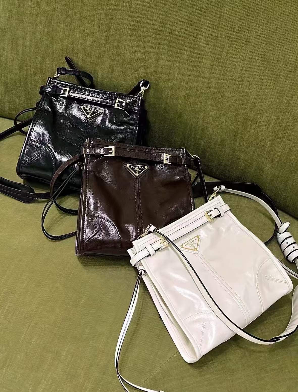 【3色入】Prada Bonnie 皮革 迷你 單肩包
