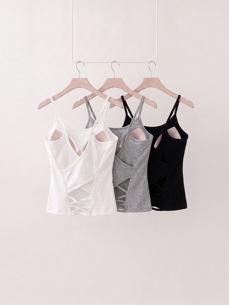 後交叉鏤空bra top(5008)