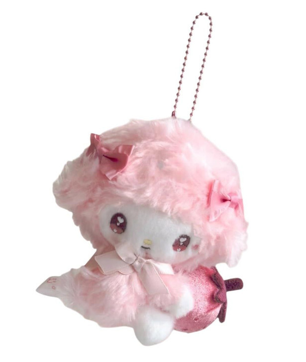 Sanrio My Sweet Piano Plush Keychain (Strawberry)