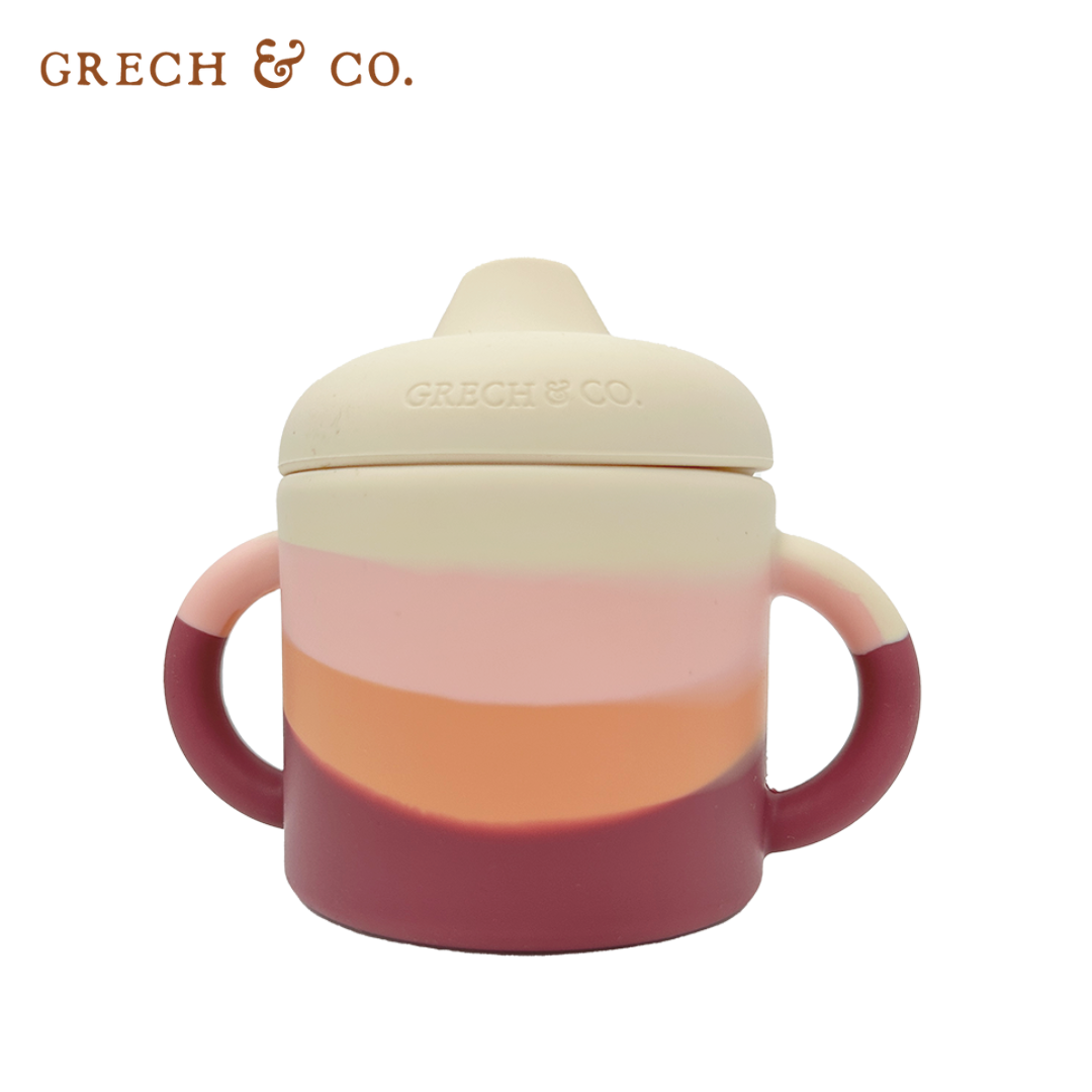 Grech&Co. 矽膠學習杯180ml  (多色可選)