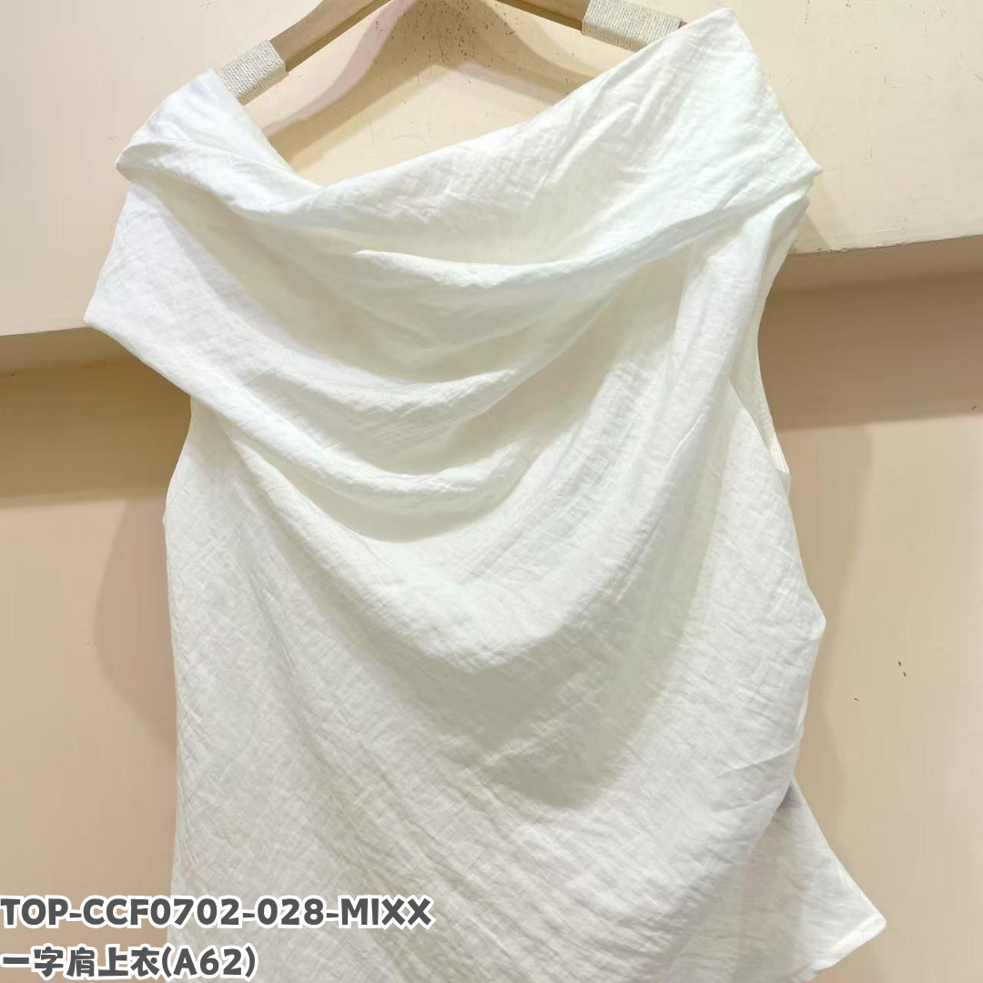 HOT-CCG0810-157 一字肩上衣 (A157)