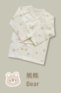 【BABY & I】Korea 4-Seasons Newborn Wrap Top (Bear Pattern)
