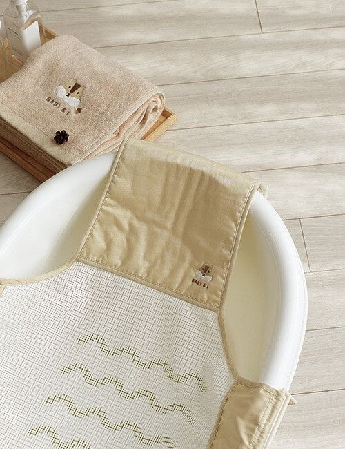 【BABY & I】Korea Baby Safety Bath Net - Beige