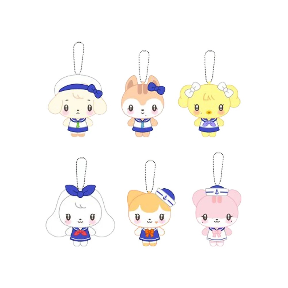 在台現貨｜IVE MINIVE 水手服毛絨鑰匙圈 MARINE LOOK PLUSH KEYRING