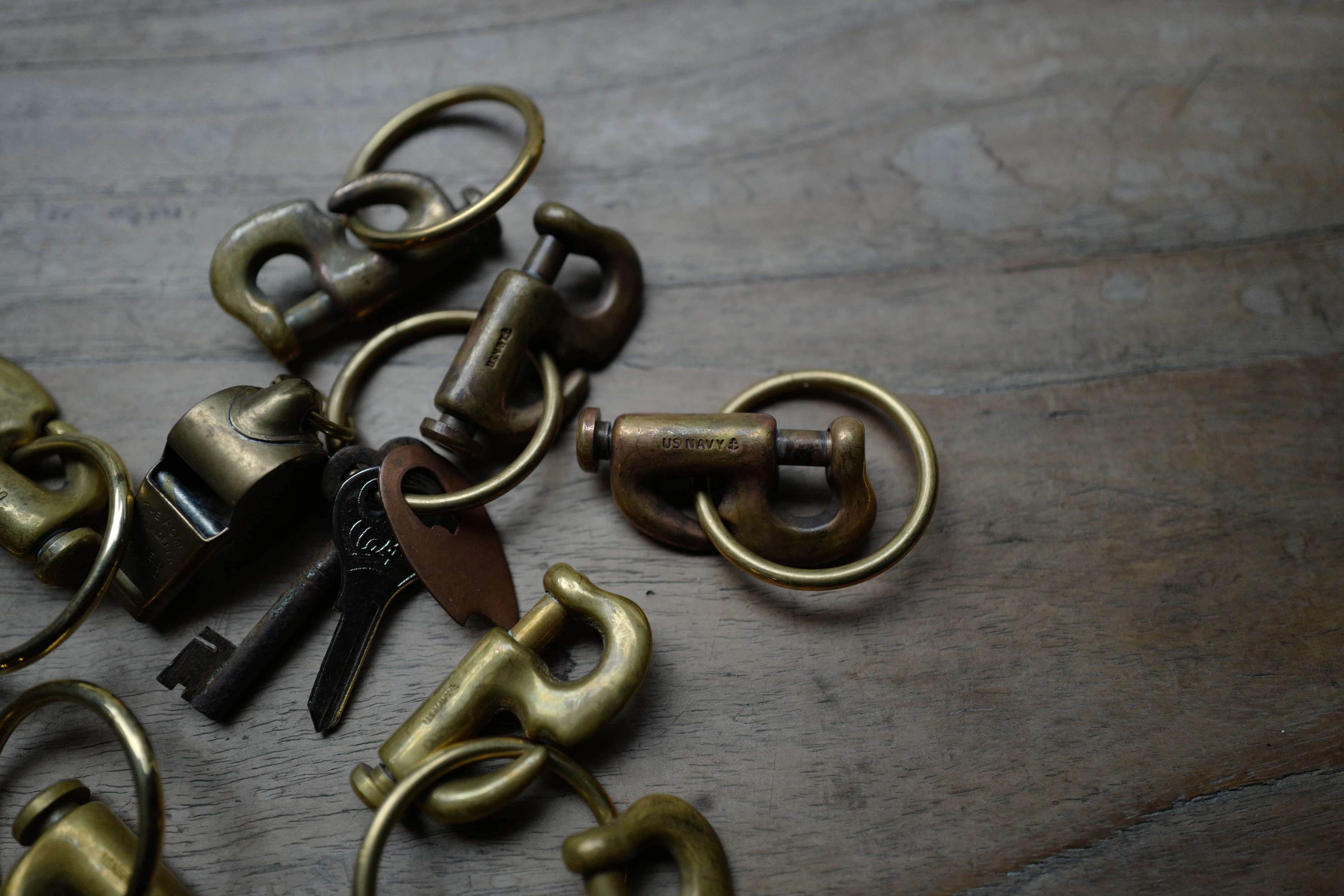 『Faith』W & A WWII U.S. Navy Hook Keychain