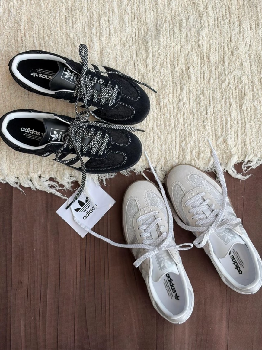 ADIDAS SAMBA 蕾絲珍珠系列德訓鞋 女鞋 二色