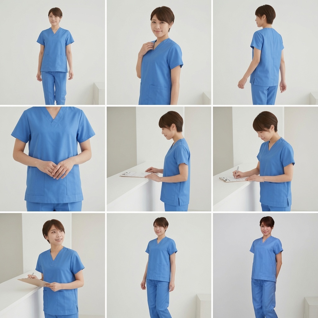 3239 女刷服手上衣