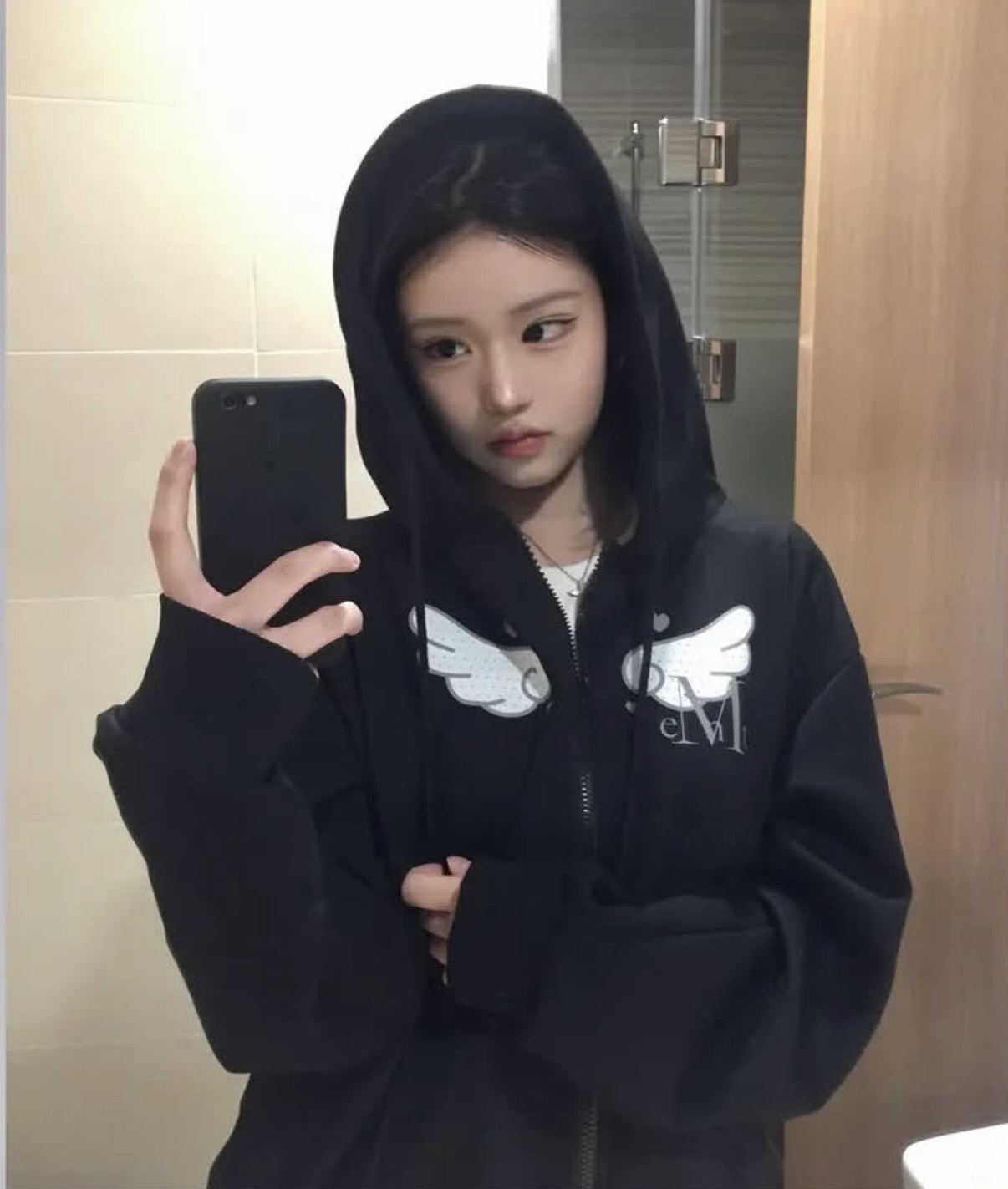 <復古Y2K🖤!!>Mucent 天使翅膀連帽外套 波點 豹紋