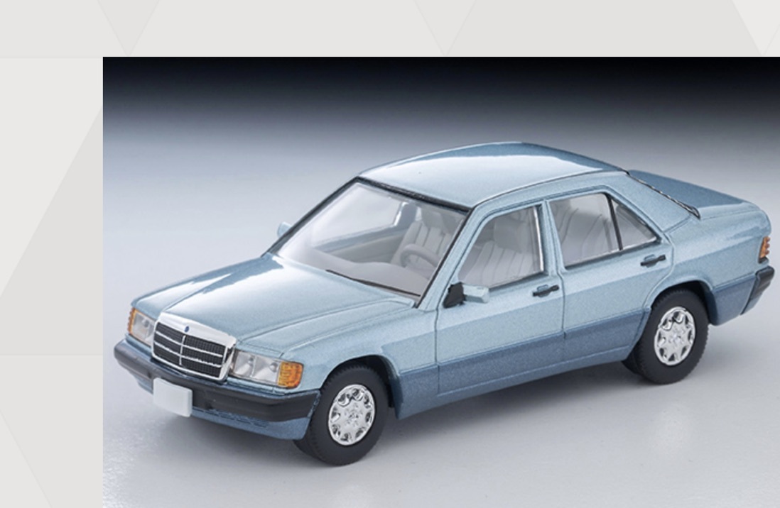 預訂Pre Order- Tomytec LV-N77c 1992 Mercedes-Benz 190E (Pearl Blue)