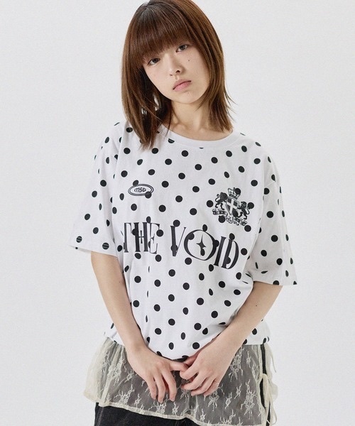 MSG / Drawstring Short-Sleeve Game Cotton T-Shirt