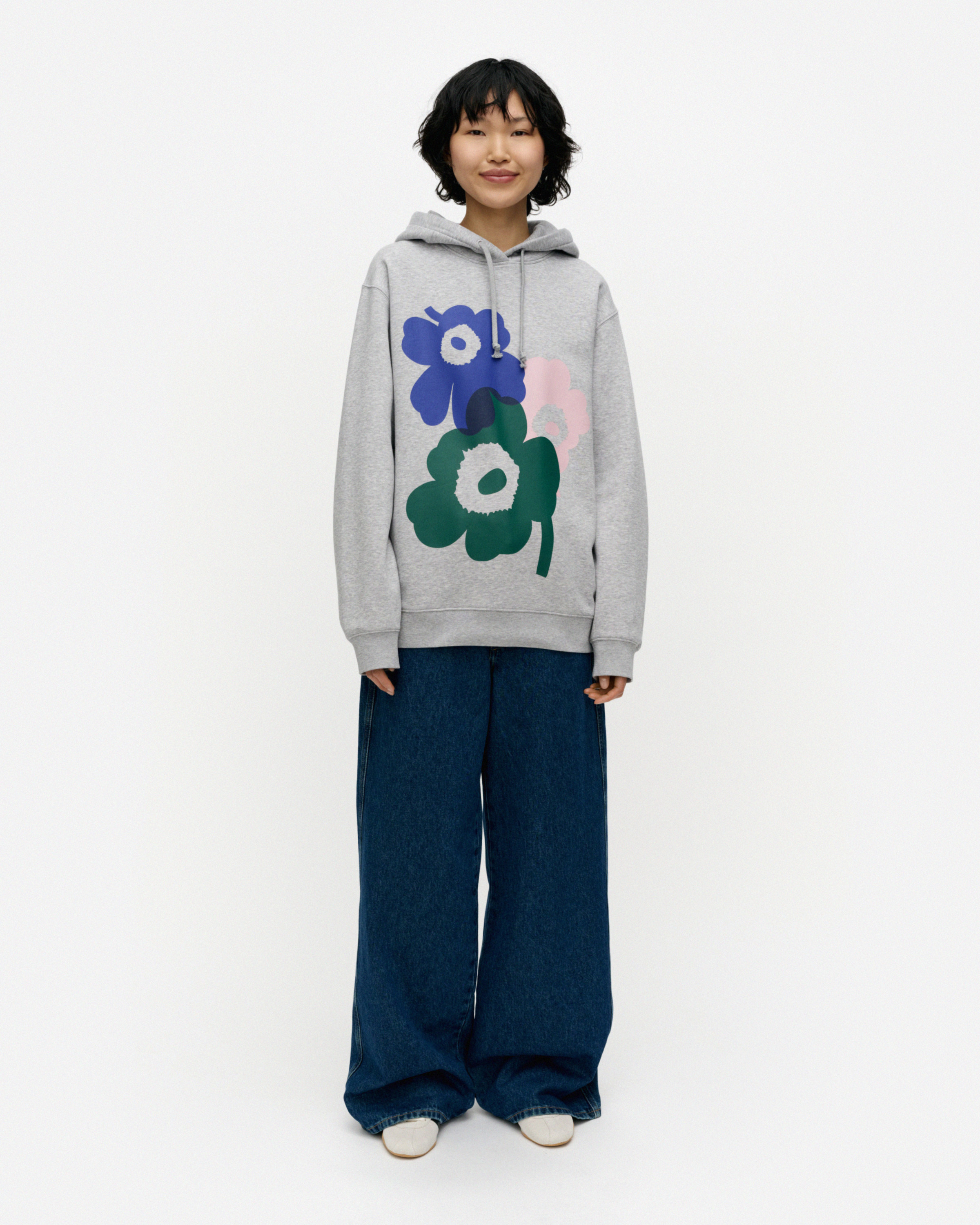 Teesi Unikko 長袖連帽大學T