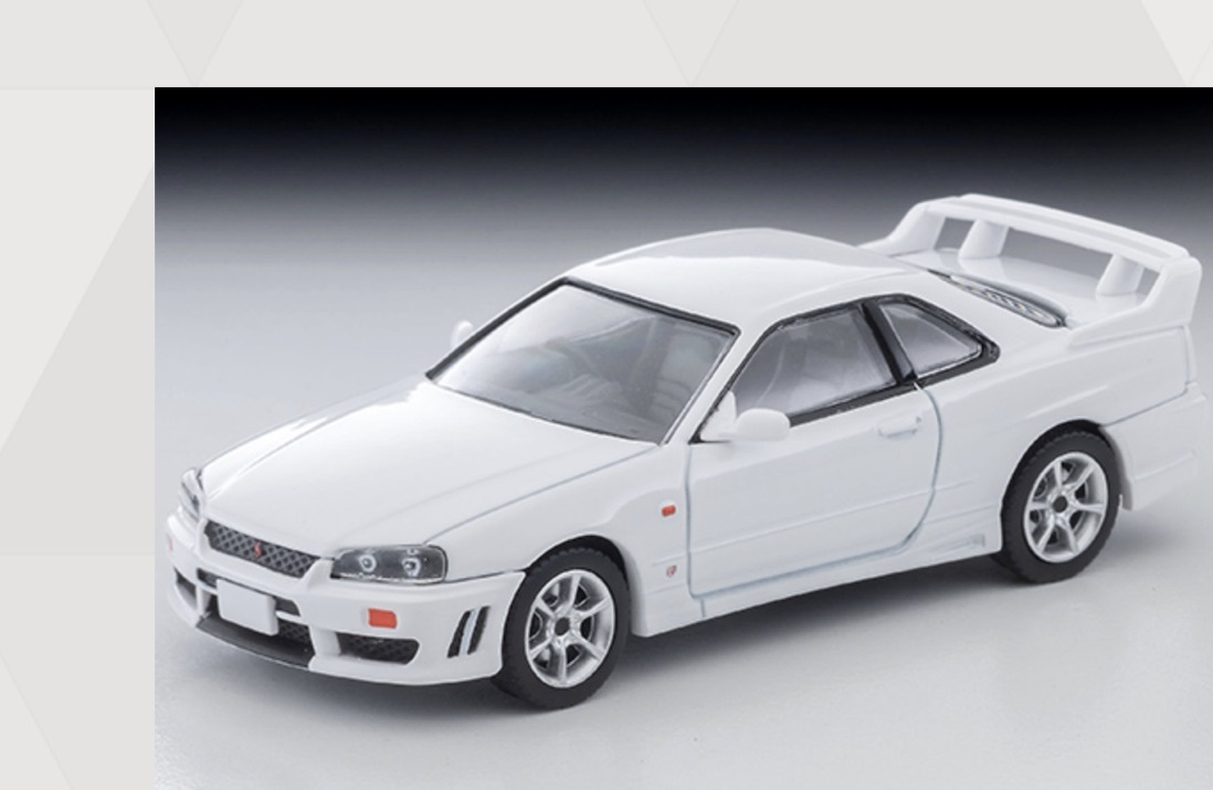 預訂Pre Order- Tomytec LV-N365b 1998 Nissan Skyline 25GT TURBO w/Optional(White)