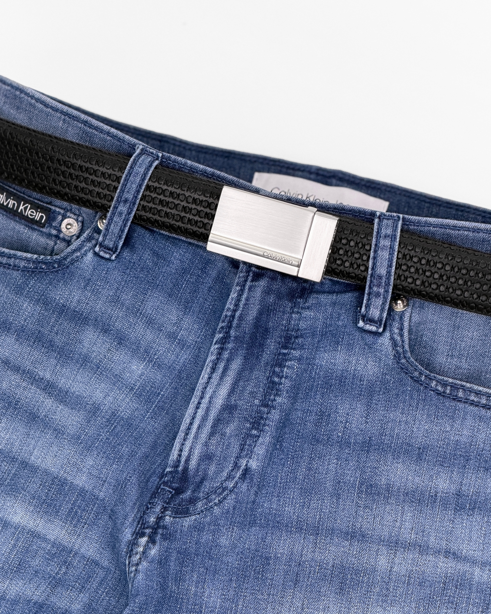 Calvin Klein CK 鐵牌/針扣 雙面雙頭 皮帶禮盒
