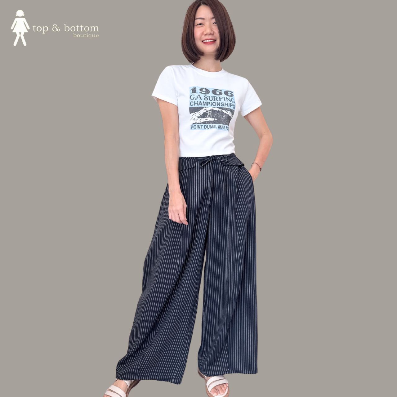 SHORT SLEEVE PRINTED CROP TEE