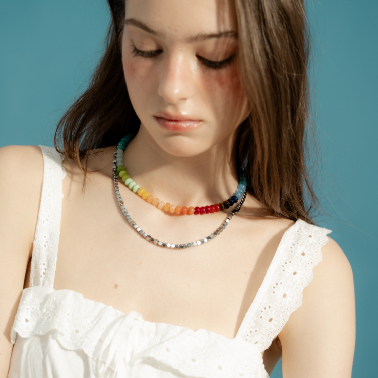 OUS Rainbow Charm 串珠項鍊
