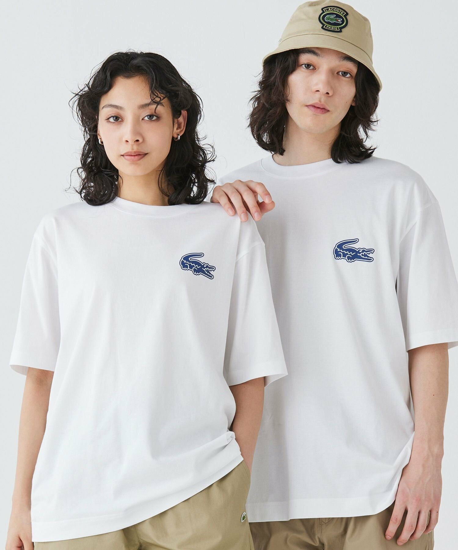 預購┃日本限定 LACOSTE Q版 鱷魚 寬鬆 短T