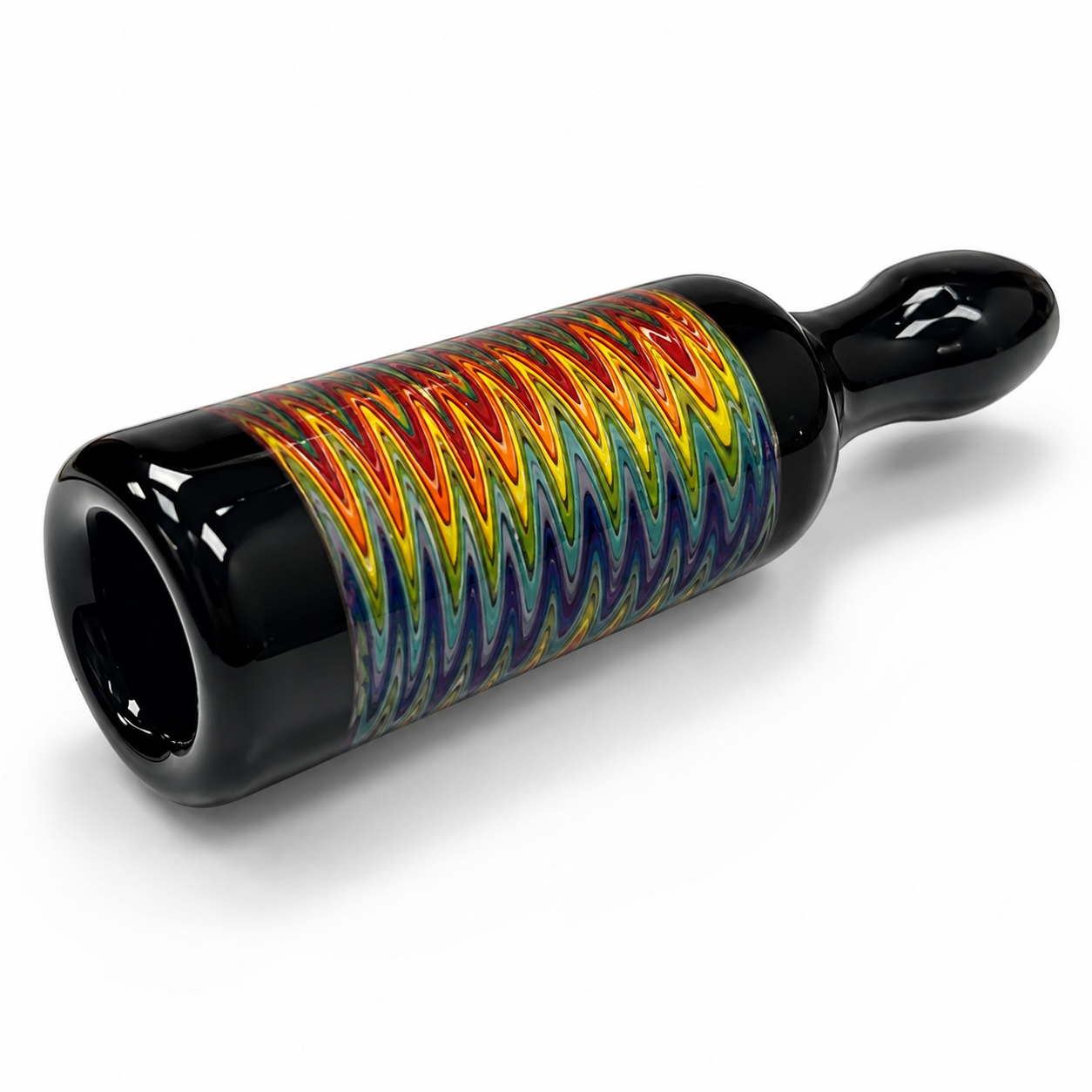🇨🇦極光Aurora - Double-Twist Glass Pipe 雙色漩渦玻璃斗