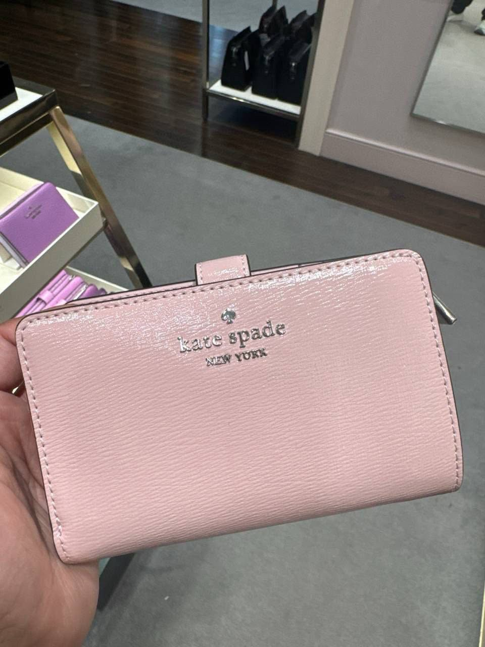 【預購】Kate Spade H080777 Madison 中型折疊銀包