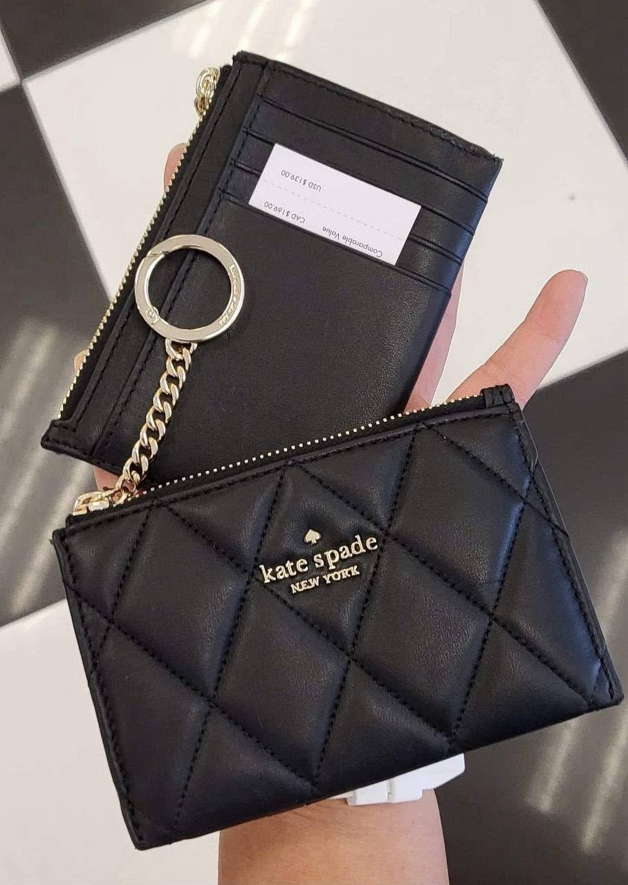 【預購】 Kate Spade H080750 菱格紋卡套