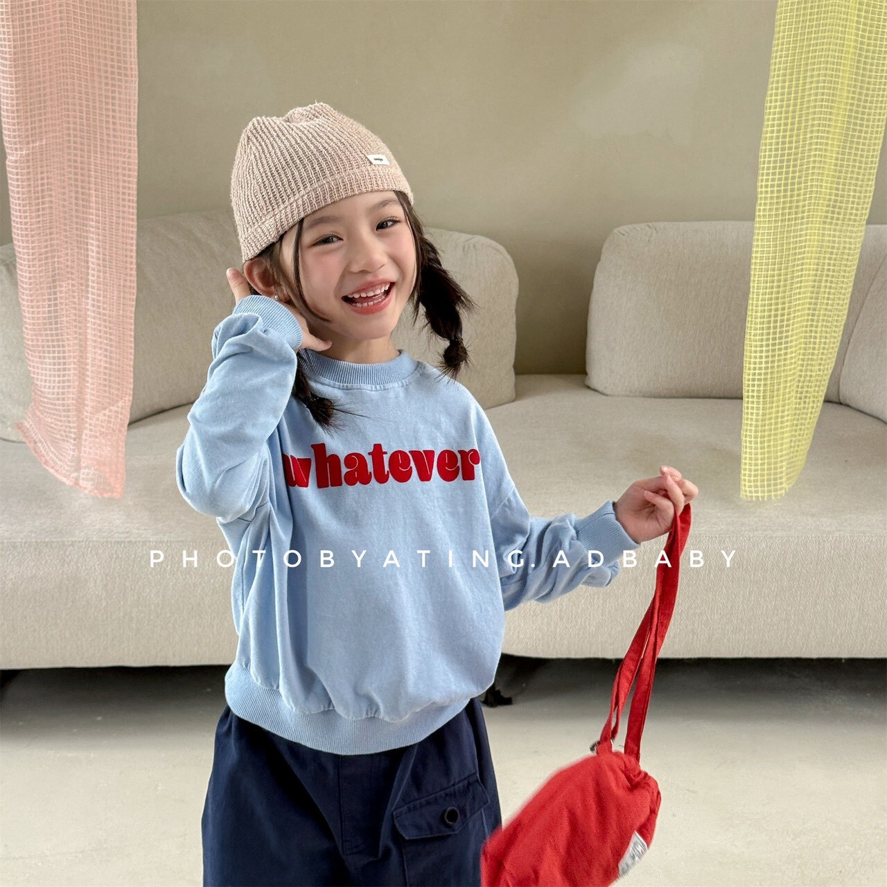 🍂 秋裝 ᝰ Whatever 大學長 TEE 𓈒𓐍