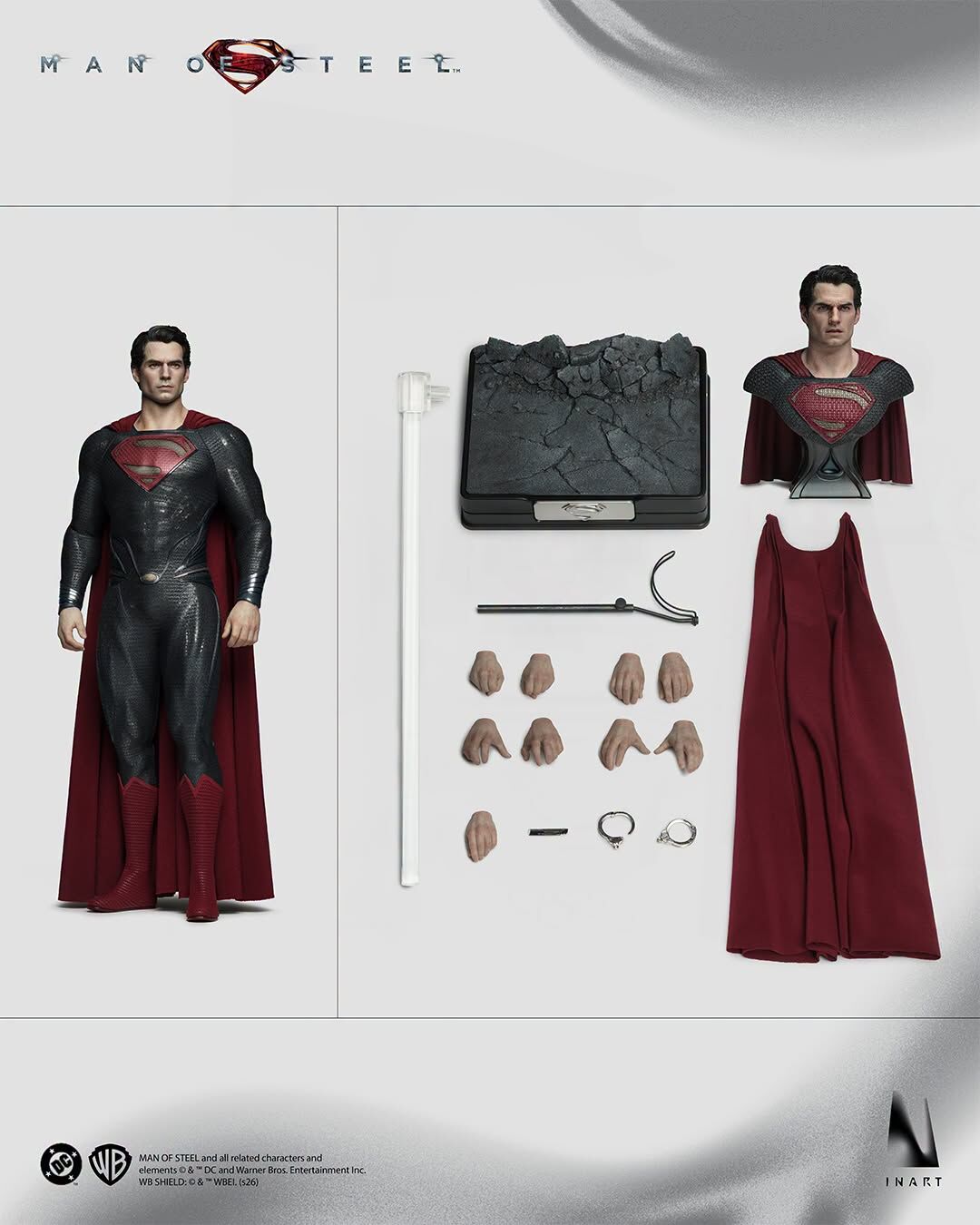 (Pre-Order) INART - Man of Steel - Superman 1/6 Collectible Figure