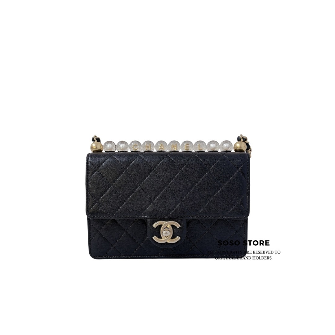 CHANEL Chic Pearls - Black / GHW