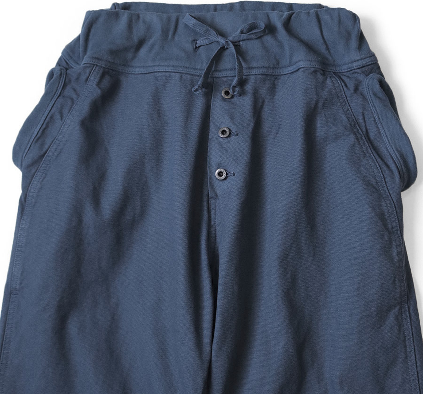 KAPITAL Thin canvas Nouvelle PANTS - NAVY PRE ORDER ITEM (預訂中)