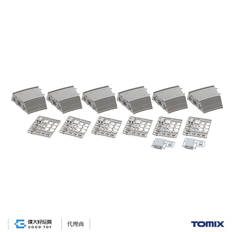 TOMIX 3233 複線路基（C317・280-15）（6入）