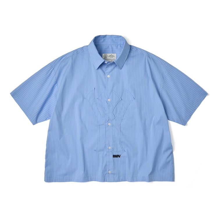 Wall of Sound - 3:37 / “SAM” Y.Y.F.C STRIPE SHIRT - BLUE