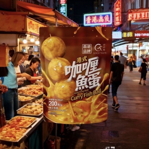 地道小食‼️港式咖喱魚蛋200g**2包起$33/包