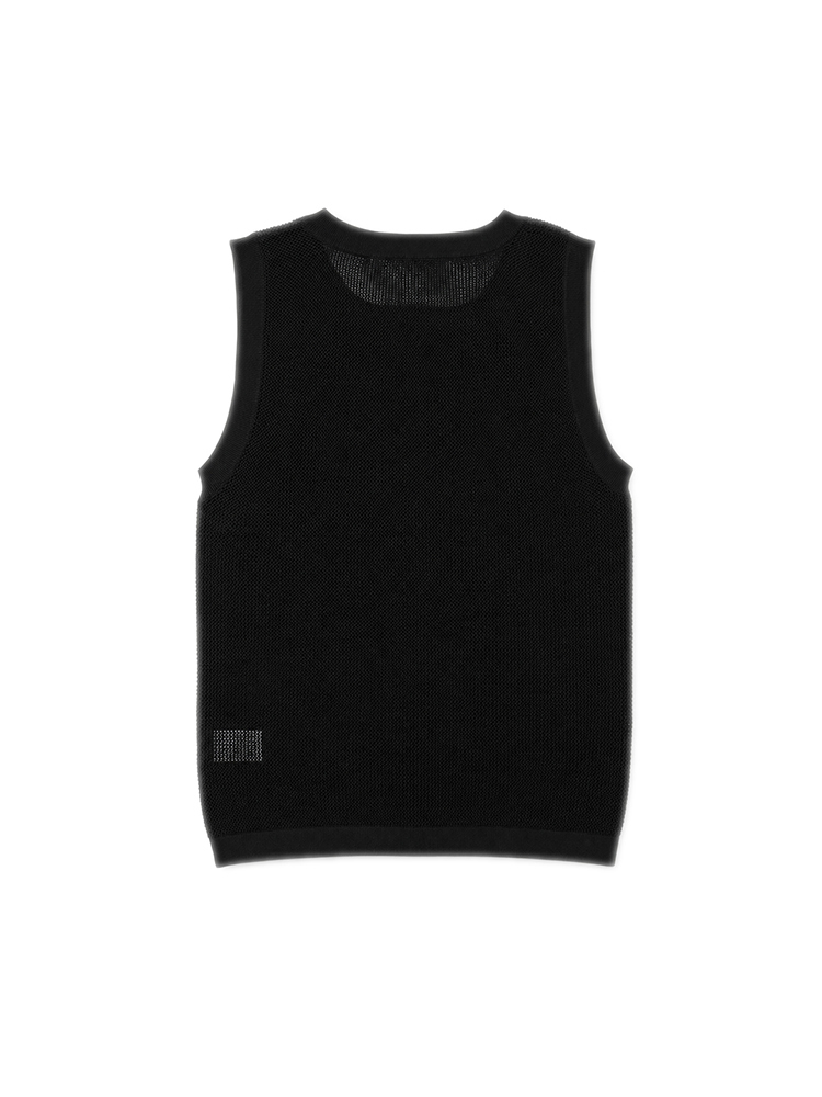 Black Jellyfish Knit Vest