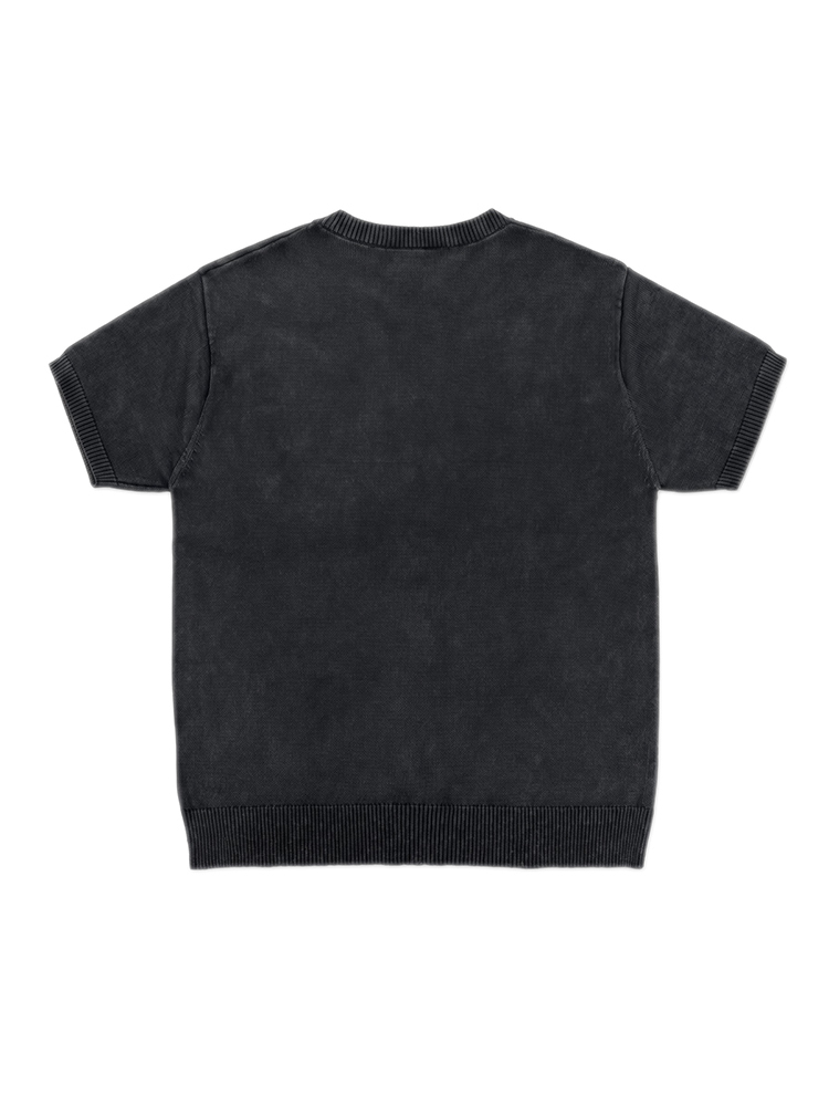 Navy Napoleon Zip Knit