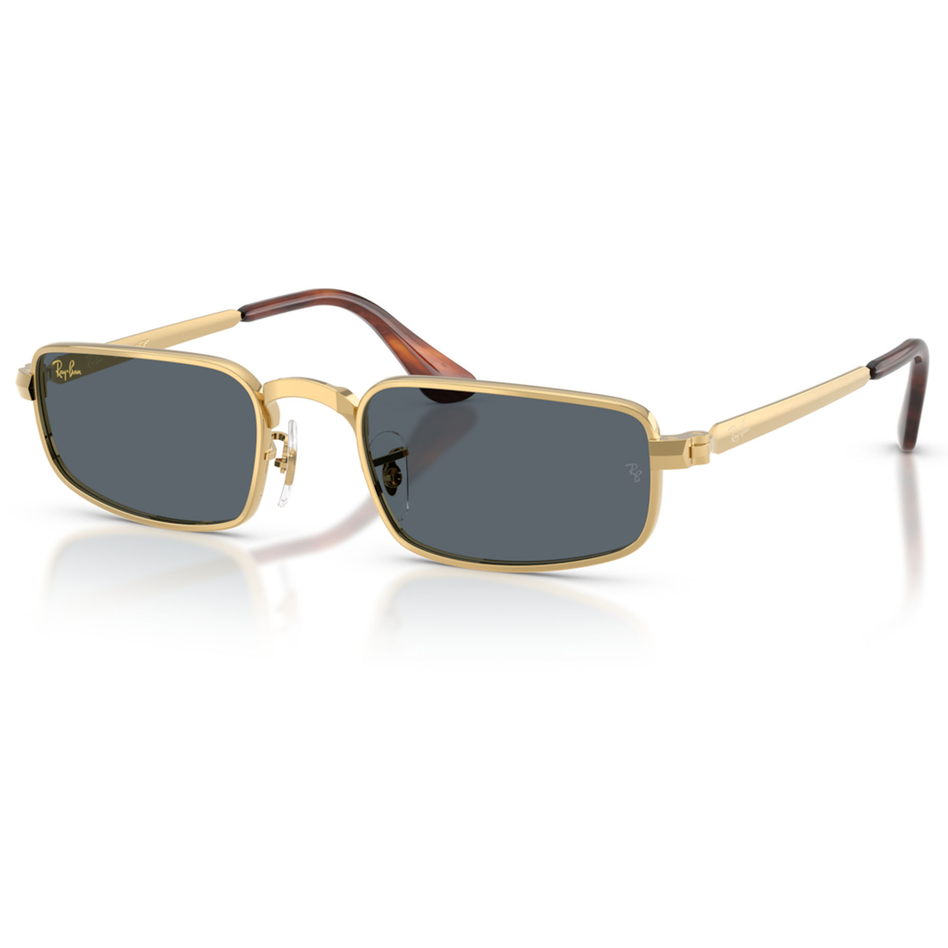 【RayBan】RB3927 001R5-54mm 方框太陽眼鏡♦(芒金|黑)