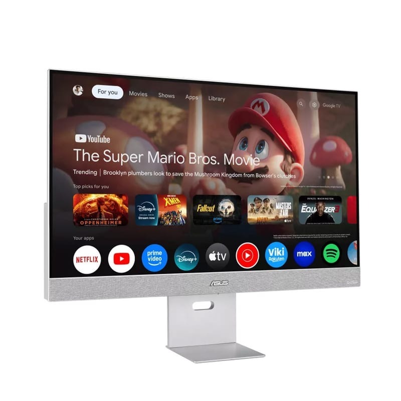 ASUS ZenScreen MS32UC-P 32吋 4K UHD IPS 智慧顯示器 | 支援 USB-C 90W 供電與辦公娛樂雙模式