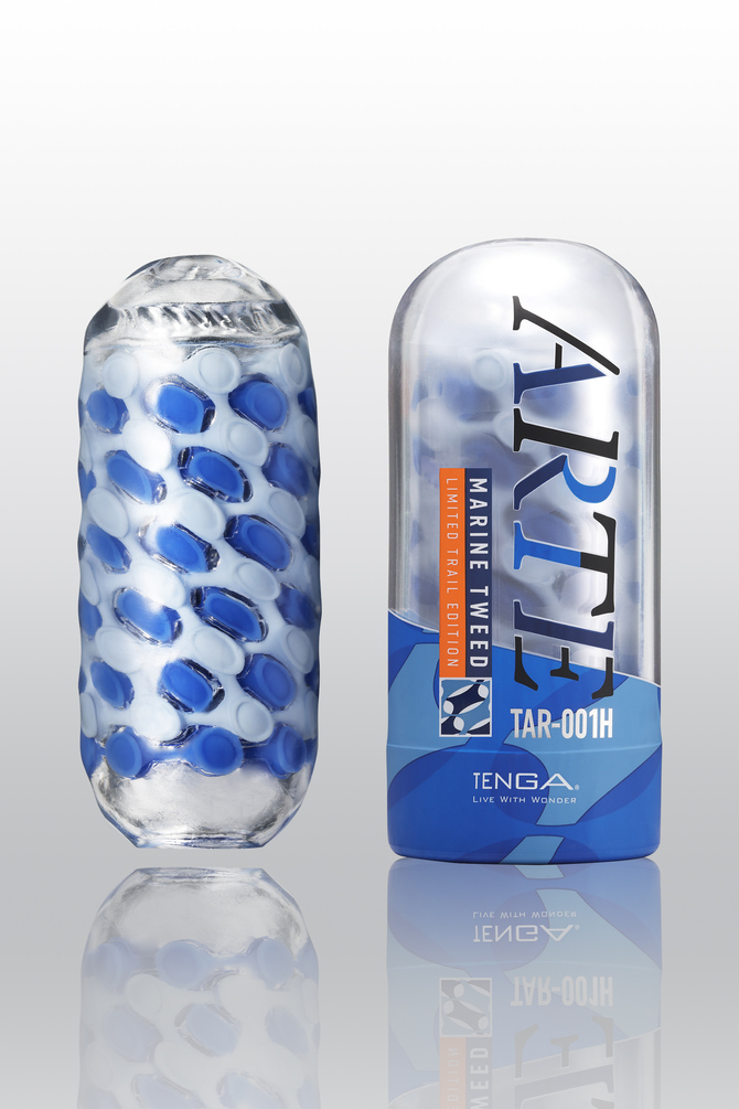 TENGA ARTE Marine Tweed Reusable Male Masturbator