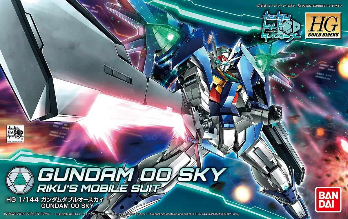 [BUILD DIVERS] HG 1/144 GN-0000DVR/S GUNDAM 00 SKY