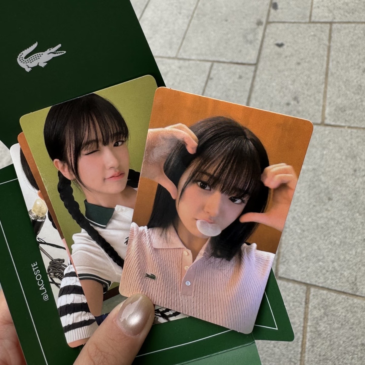 在台現貨｜IVE 安宥真 YUJIN LACOSTE 小卡 (一包4張)