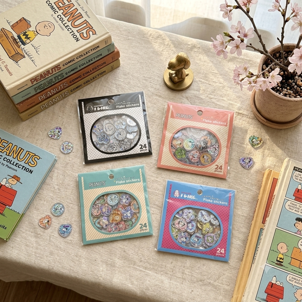【最新發售】JP Snoopy  亞加力膠立體粒粒貼紙 4521 TK260807