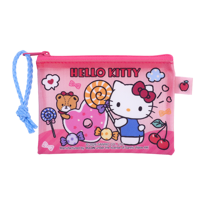 Hello Kitty 閃紗網底文件袋-迷你 9-5478-58