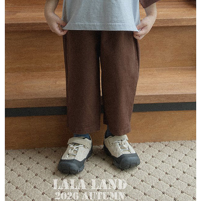 正韓秋lalaland 三色薄款口袋蘿蔔褲