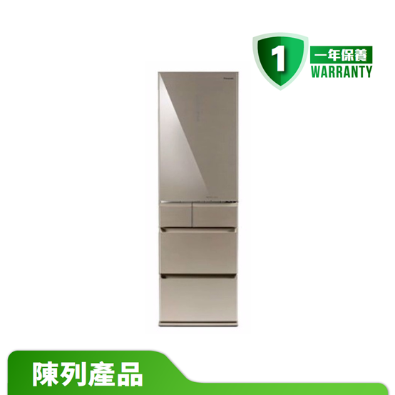 【陳列產品】Panasonic 樂聲牌 NR-E412BG-NA 全嵌式五門 "變頻式" 雪櫃 (香檳金)