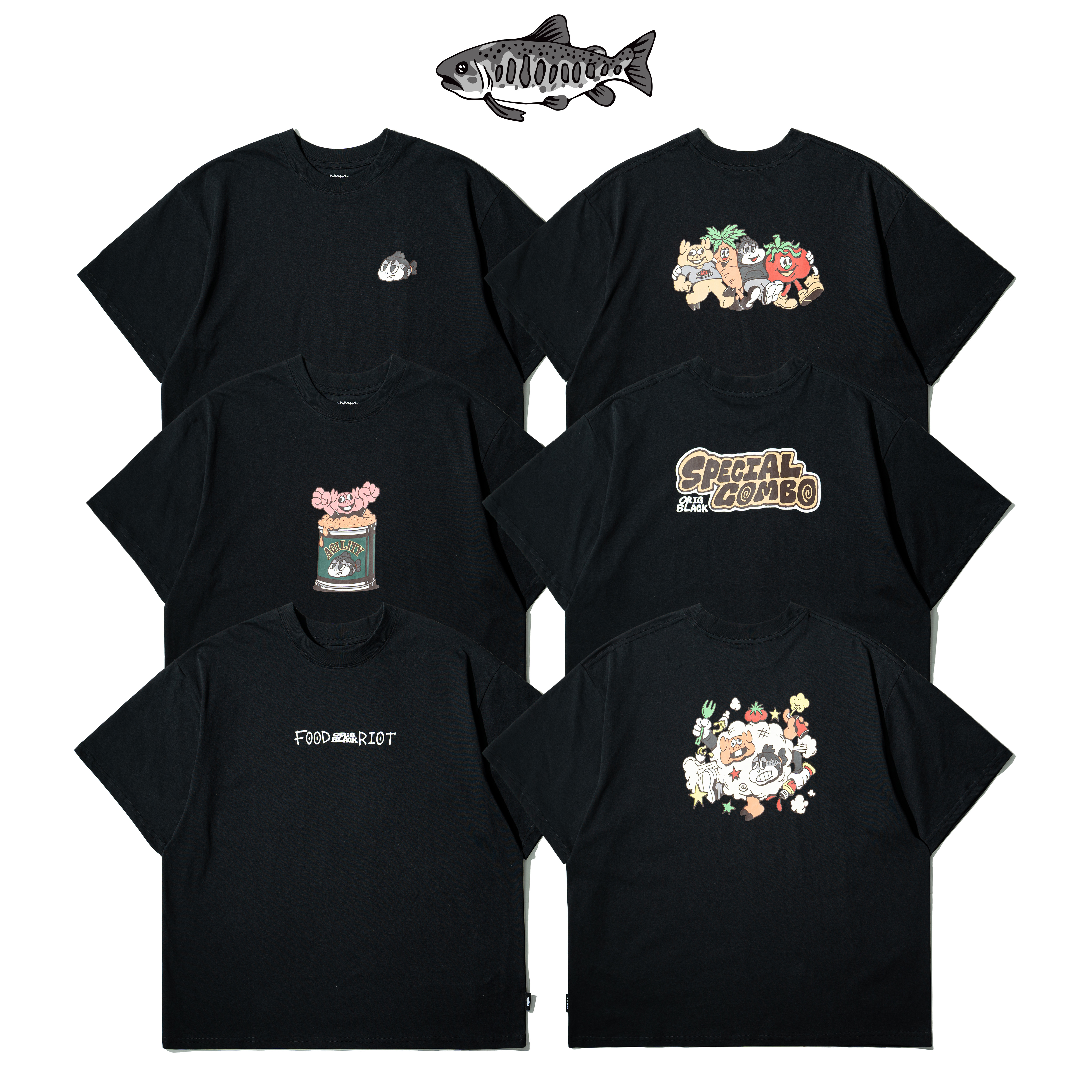 AGILITY x ORIG x Patter Image Tee 三方聯名 圖像短袖Tee [AOP-1]