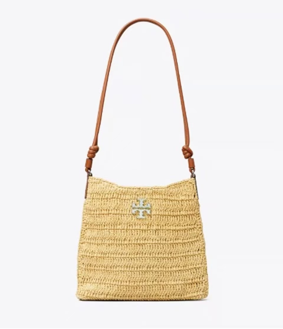 【預購】Tory Burch H0808104 Key Item 拉菲草鏈條托特包