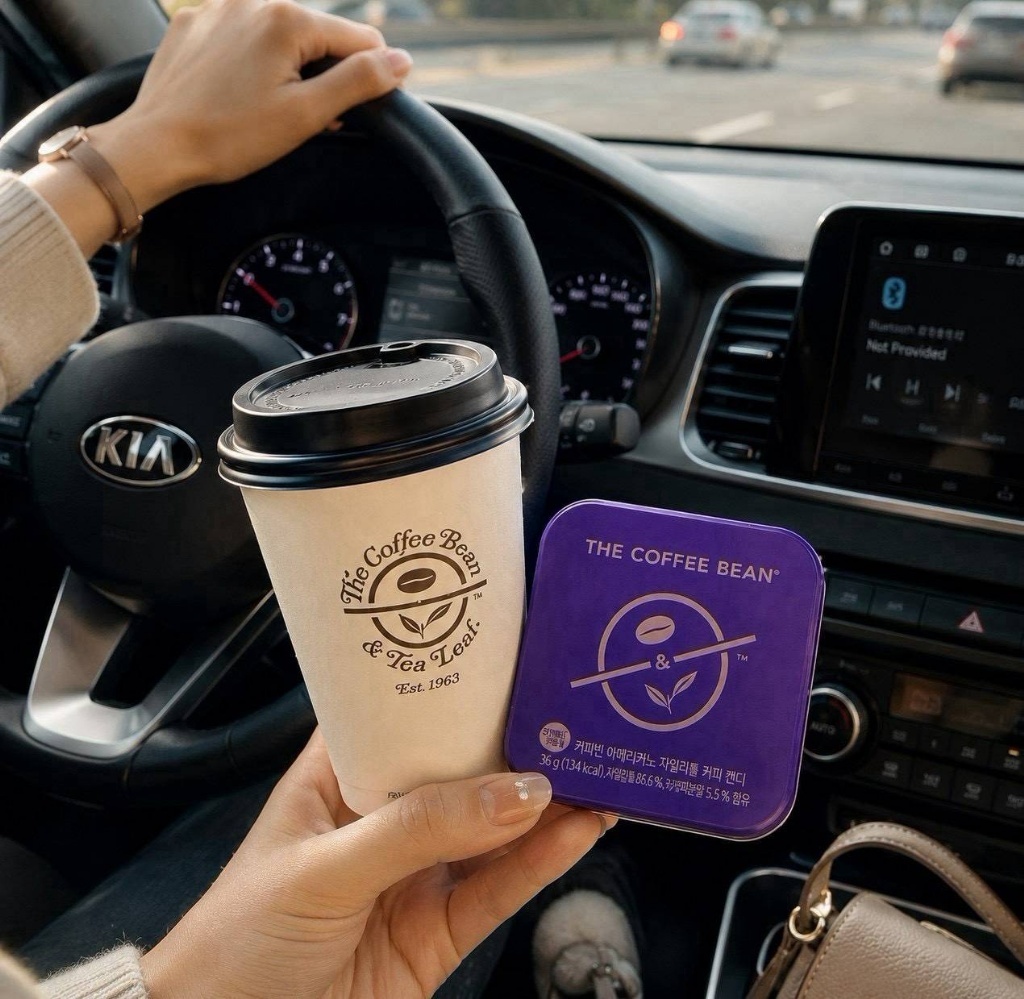 WSBB12477  韓國 THE COFFEE BEAN 美式咖啡糖 32g#紫色（10月上旬）