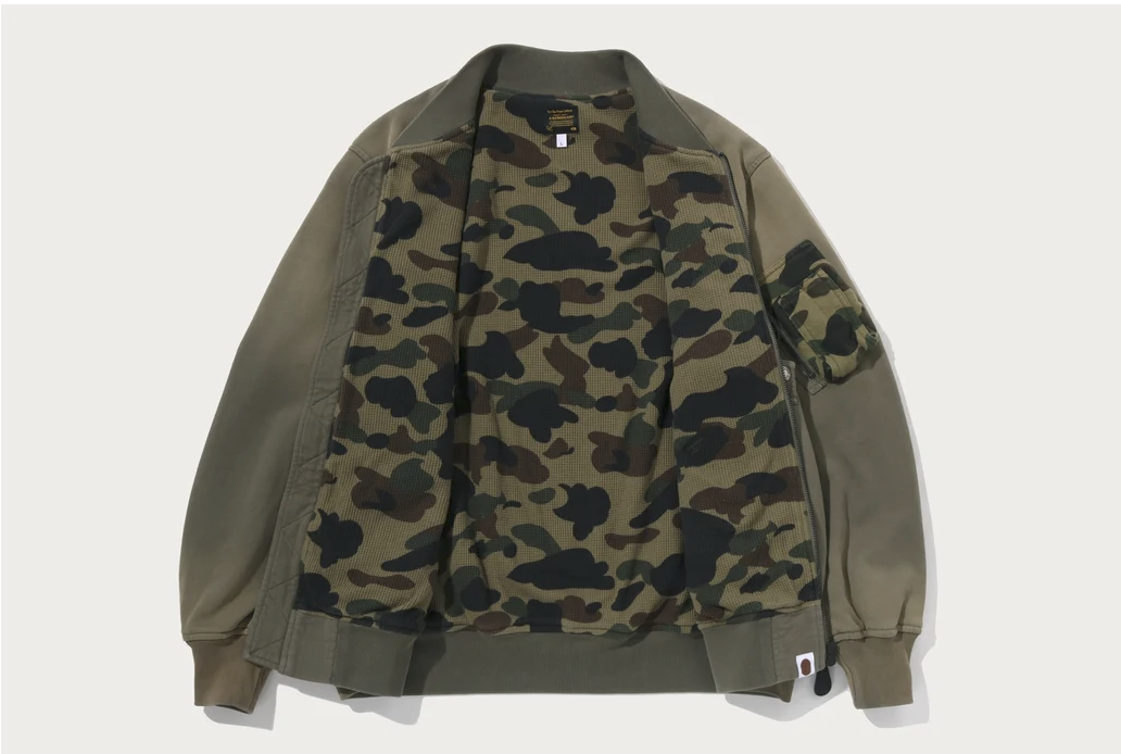 【BAPE 男生】0808發售 BAPE SWEAT BOMBER JACKET