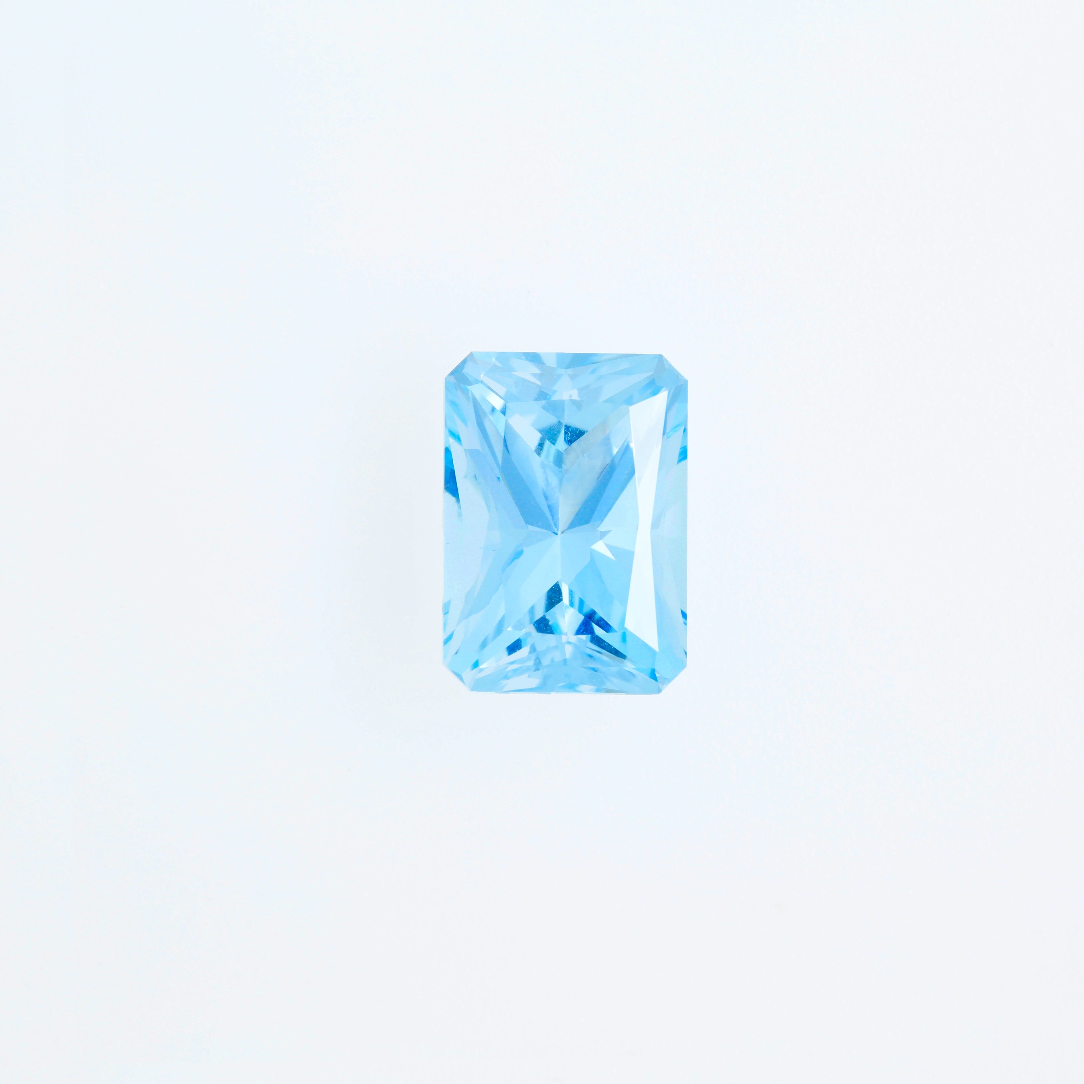 7.41ct 聖瑪利亞藍- 海藍寶石裸石 (配Guild寶石證書)
