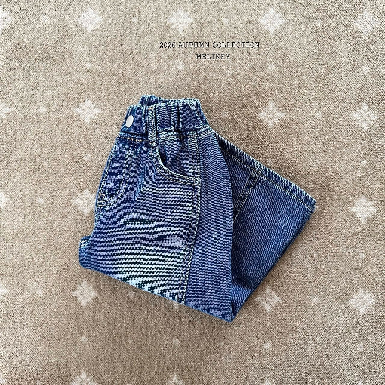 MELIKEY Panel Wild Denim Pants