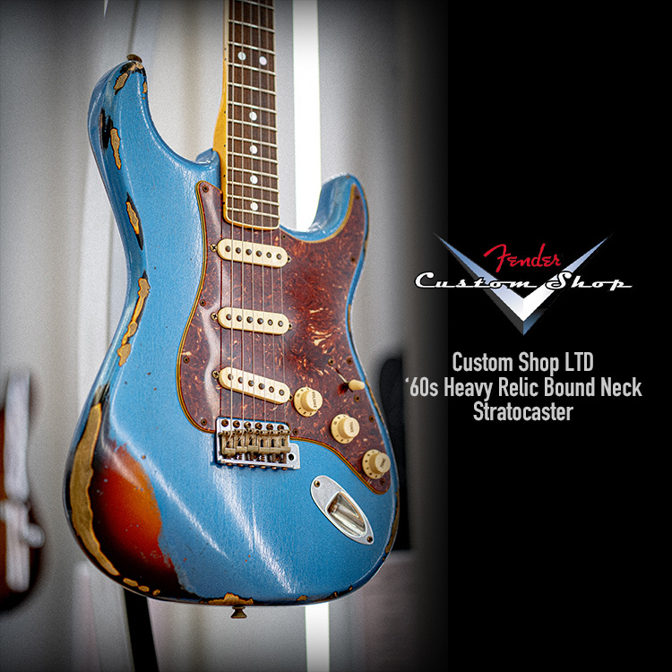 嚴選二手 Fender Custom Shop 60s Heavy Relic Bound Neck Stratocaster