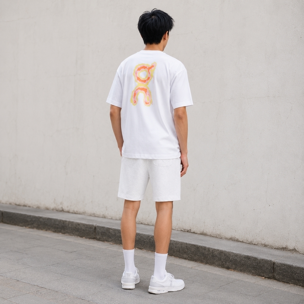 ON 昂跑 Club-T Glow 經典休閒短袖棉T恤 背後漸層螢光大Logo 男款 三色 [1MG3158]