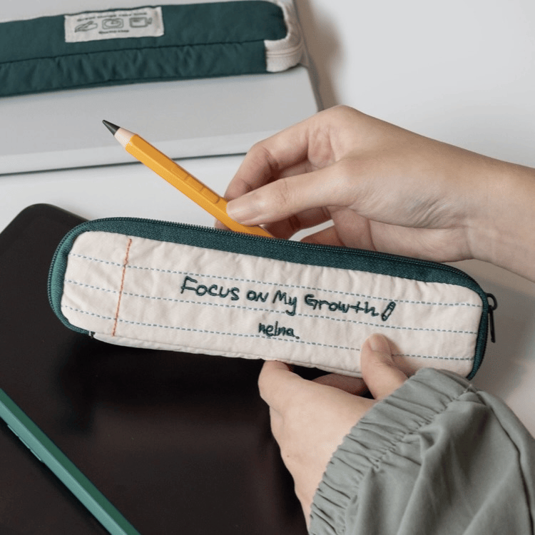 nelna｜Pencil Band Pouch [2 colors]
